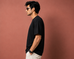 Essential Unisex Oversized Black T-Shirt