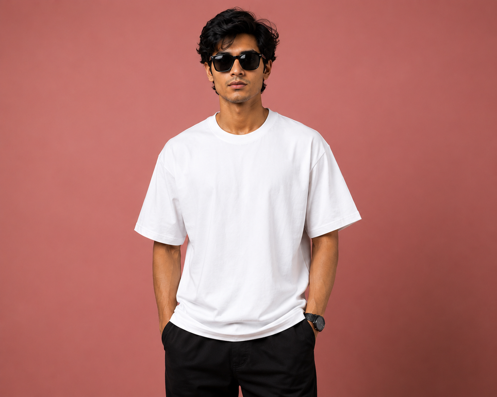 Essential Unisex Oversized White T-Shirt