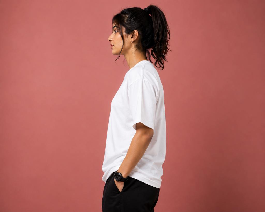 Essential Unisex Oversized White T-Shirt