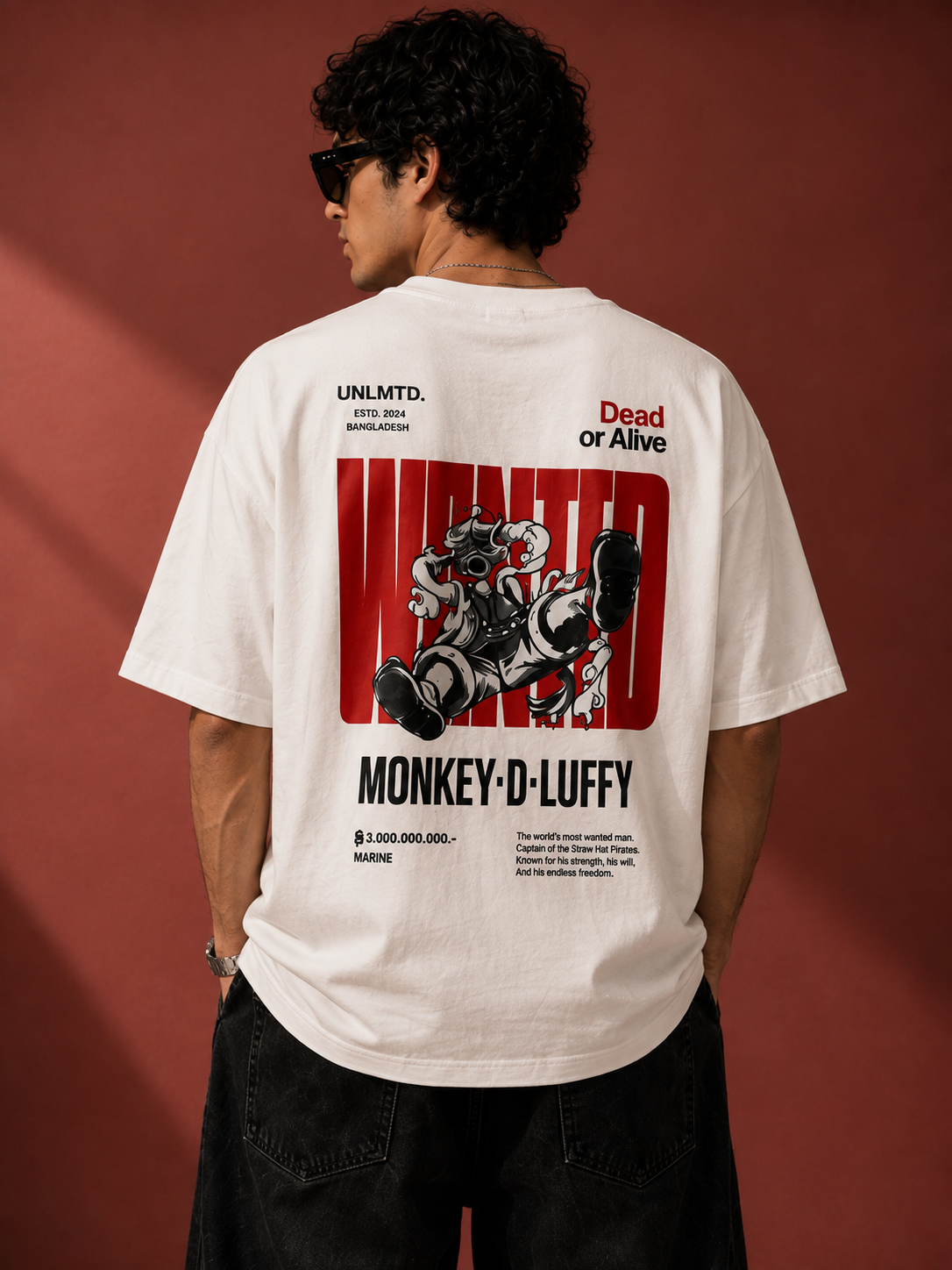 Wanted Streets Oversized Graphic T-Shirt