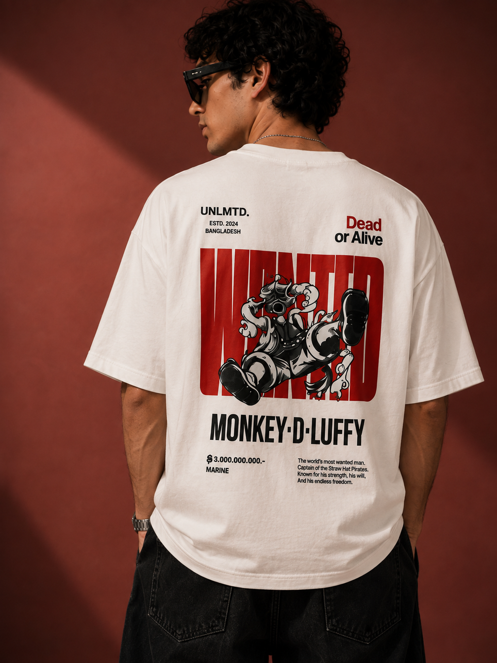 Wanted Streets Oversized Graphic T-Shirt