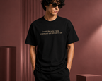 Never Be Normal Oversized Graphic T-Shirt