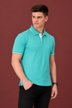 Sea Green Premium Polo T-Shirt