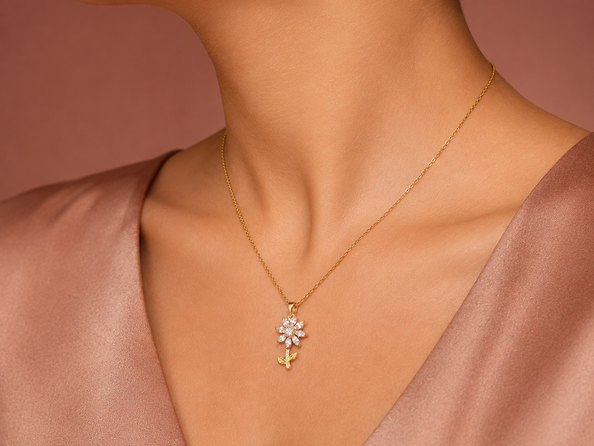 Blooming Grace Floral Necklace
