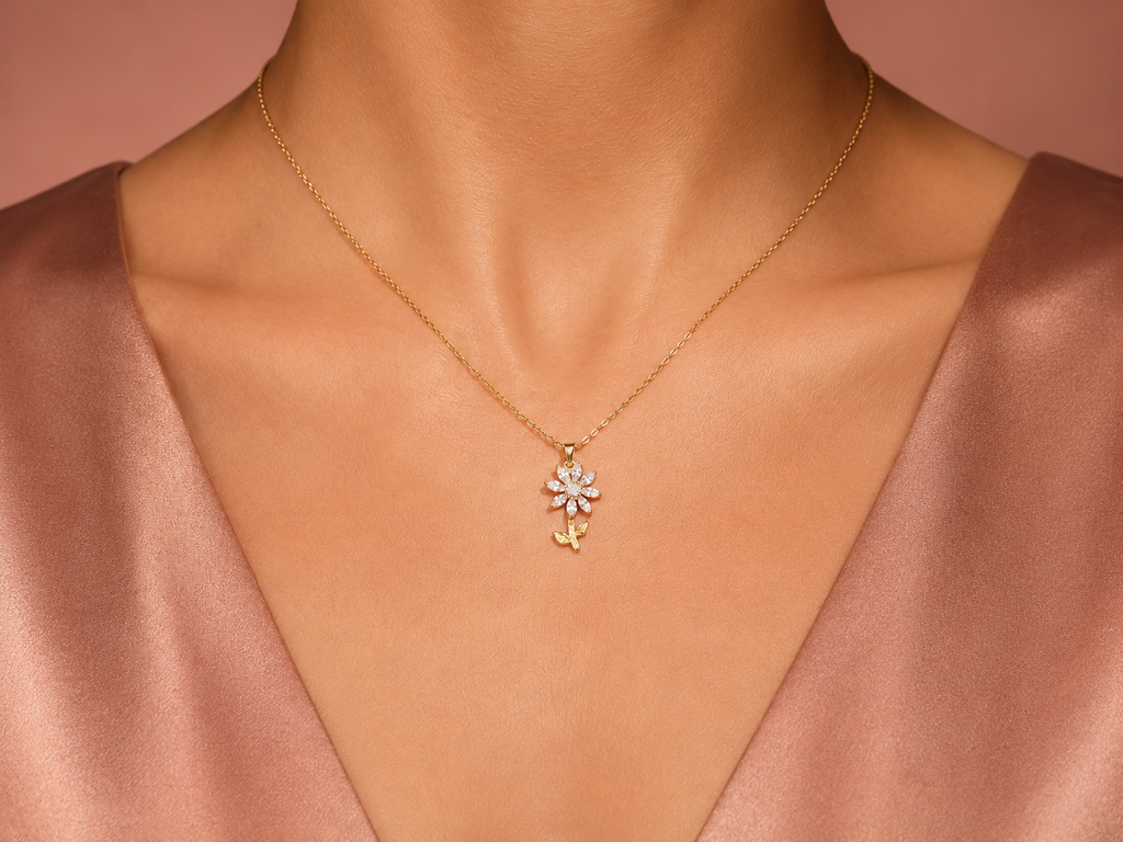 Blooming Grace Floral Necklace