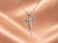 Crystal Bow Necklace