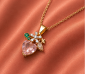 Blush Heart Garden Necklace