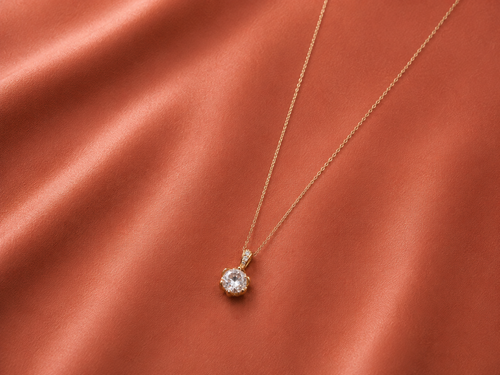Classic Solitaire Necklace