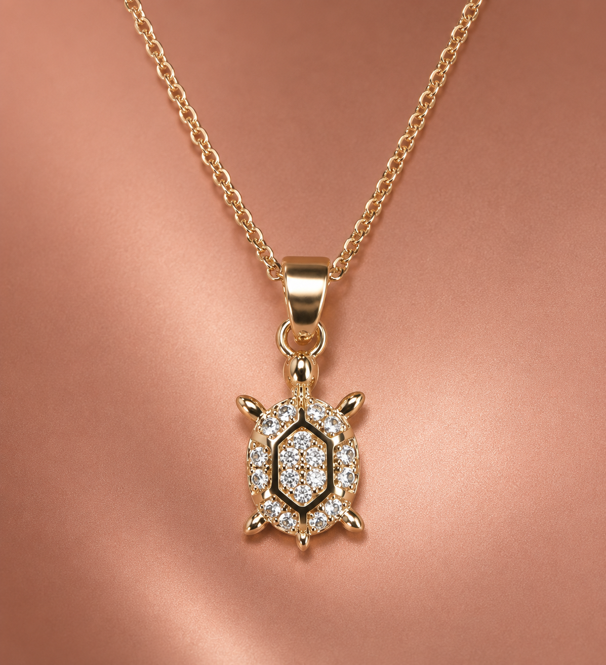 Minimal Gold Turtle Necklace
