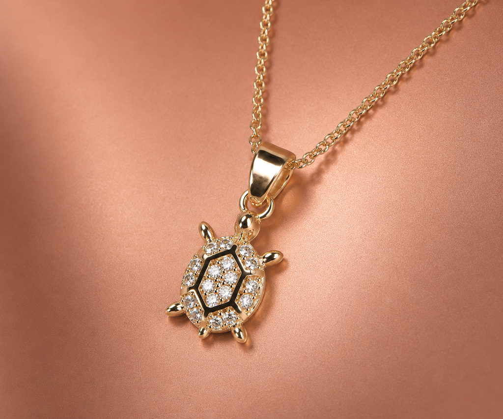 Minimal Gold Turtle Necklace