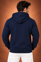 Nireova Classic Navy Blue Pullover Hoodie for Men