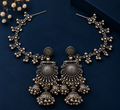 Royal Oxidised Jhumka