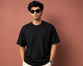 Essential Unisex Oversized Black T-Shirt