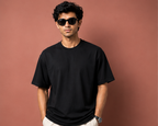 Essential Unisex Oversized Black T-Shirt